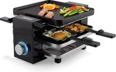 Princess 162915 Raclette Piano Black 4 – 4 personen