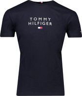 Tommy Hilfiger T-shirt Blauw Normaal - Maat XS - Heren - Herfst/Winter Collectie - Katoen