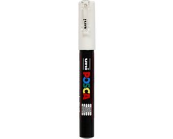 Posca Marker, afm PC-1M, lijndikte 0,7 mm, extra-fijn, wit, 1 stuk