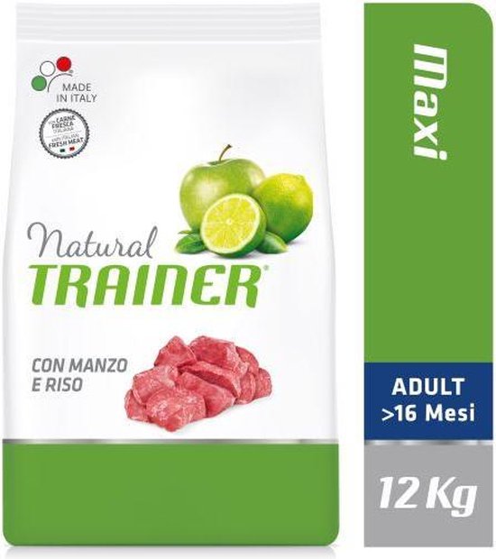 Natural trainer dog adult maxi beef / rice Default Title bol