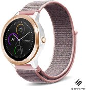 Strap-it Garmin Vivoactive 3 nylon band - pink sand