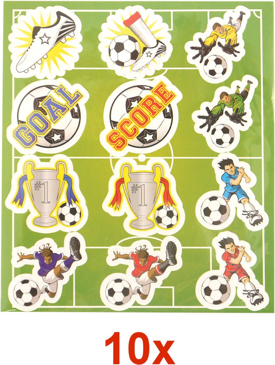 10 STUKS - LUXE VOETBAL - Traktatie Doos - INCLUSIEF SPEELGOED - Traktaties Uitdeelcadeaus voor Verjaardagen en Kinderfeestjes — afbeelding 4