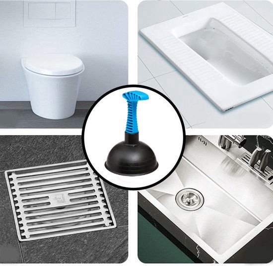 Decopatent ® Powerful Drain Cleaner avec Decopatent d'évier - Pompe de vidange - Pompe manuelle Plopper