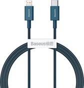 Baseus Superior-serie CATLYS-A03 PD 20W USB-C / Type-C naar 8-pins interface Snelle oplaadgegevenskabel, kabellengte: 1m (blauw)