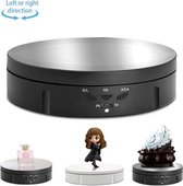 14,6 cm USB elektrische roterende draaitafel Displaystandaard Video-opnamen Props Draaitafel voor fotografie, belasting: 10 kg (zwarte spiegel)