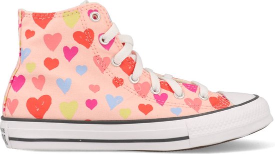 Converse All Stars Chuck Taylor Hearts 671608C Roze-31 | bol.com