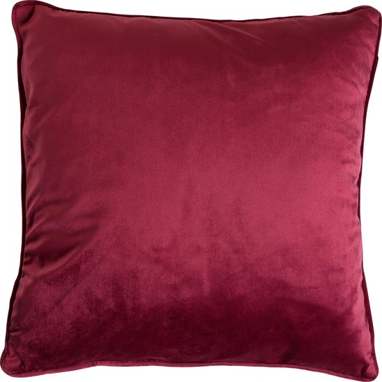 Dutch Decor - Housse de coussin - Finn 60x60 cm - couleur: pantone Prune rouge