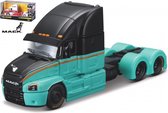 Maisto Mack ANTHUM 'PULL BACK' turquoise/zwart modelauto schaalmodel 1:64