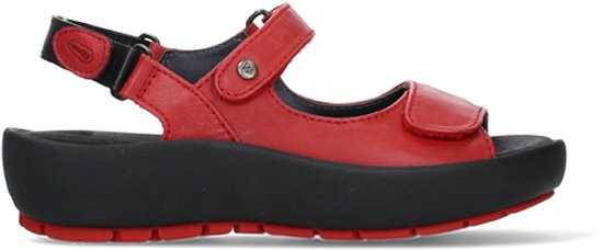 Wolky Sandalen Rio rood leer | bol.com