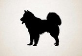 Silhouette hond - Thai Bangkaew Dog - Thaise Bangkaew-hond - XS - 25x29cm - Zwart - wanddecoratie