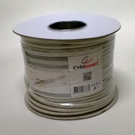 Gembird CAT6 FTP 100m Câble De Réseau Gris F/UTP (FTP) - Gembird