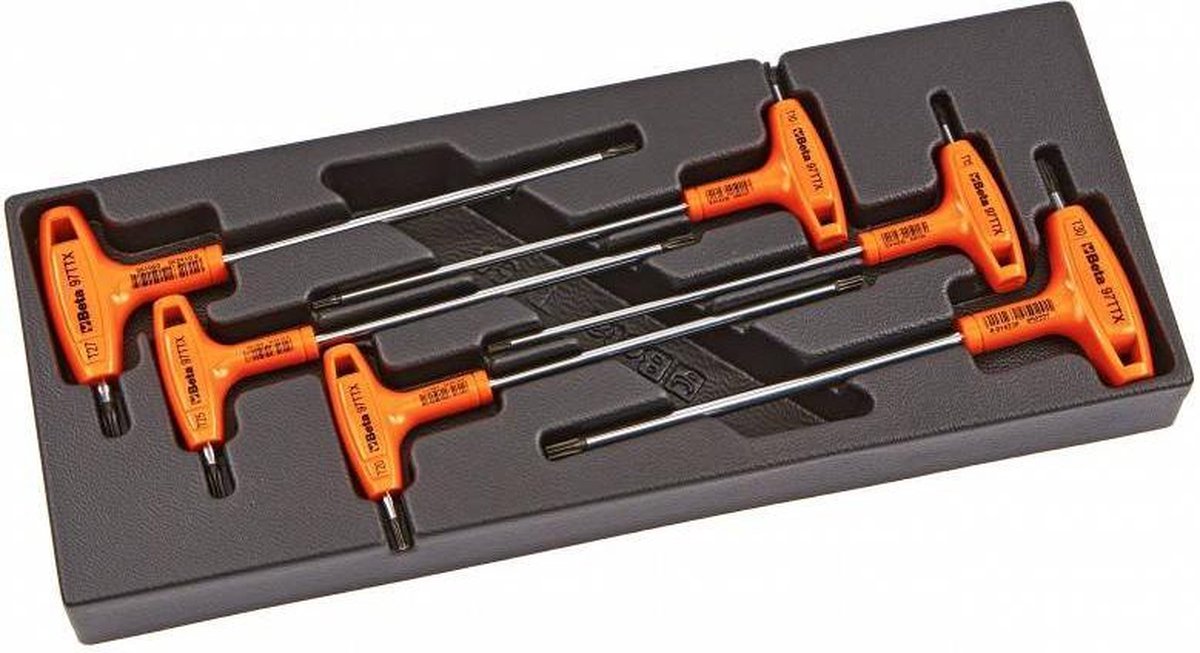 Beta T55 6-delige gereedschap inlay, gevuld, BETA