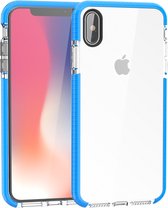 Zeer transparant zacht TPU-hoesje voor iPhone XS Max (blauw)
