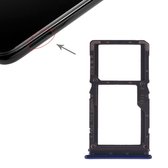 SIM-kaarthouder + SIM-kaarthouder / Micro SD-kaarthouder voor Geschikt voor Xiaomi Redmi Note 7 / Redmi Note 7 Pro (blauw)