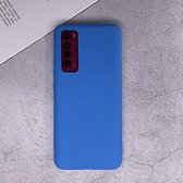 Voor Huawei nova 7 5G schokbestendig mat TPU beschermhoes (lichtblauw)