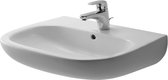 Lavabo 600x460 mm, avec un trou pour robinet, blanc alpin