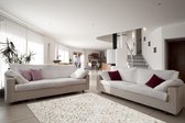 Vloerkleed - Eigentijds - Ivoor - Katoen - 120 cm x cm x 0,08 cm