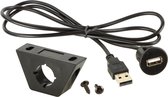 ACV 44-1000-007 tussenstuk voor kabels USB A Zwart