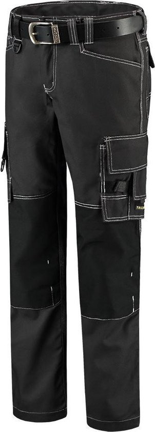 Tricorp worker canvas met cordura - Workwear - 502009 - donkergrijs / zwart - maat 48