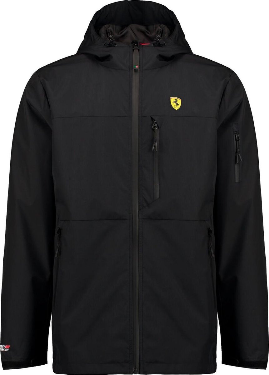 Ferrari - Heren Outdoorjas Rain Jacket - Zwart - Maat M - Ferrari