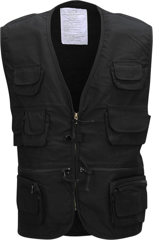 Fostex survival vest (bodywarmer) zwart | bol.com