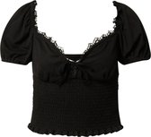 Glamorous blouse Zwart-10 (S)