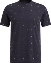 WE Fashion Heren slim fit T-shirt met dessin