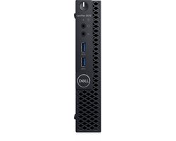 DELL OptiPlex 3070 i3-9100T MFF Intel® Core™ i3 8 GB DDR4-SDRAM 128 GB SSD Windows 10 Pro Mini PC Zwart