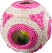 Flamingo Sisal Speelbal 11Cm Rammel + Catnip M