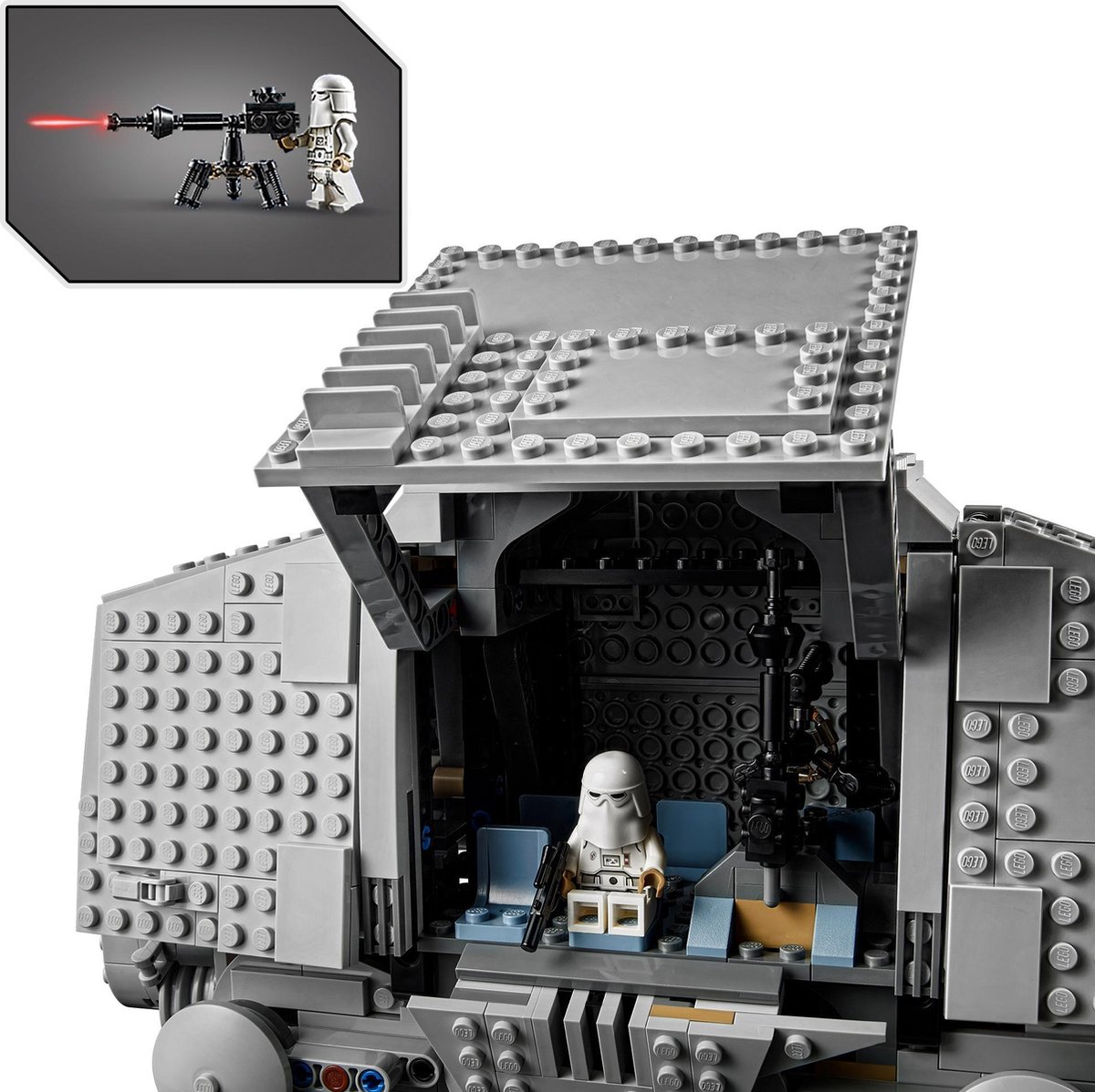 LEGO® Star Wars™ AT-AT™ 75288 bouwset, leuke speelset voor kinderen die spannende missies uit het Star Wars universum en scènes uit de klassieke Star Wars trilogie willen naspelen (1267 onderdelen) — afbeelding 16