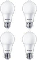 4 stuks Philips LEDlamp met bewegingsensor E27 8W 2700K