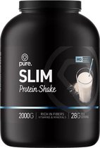 PURE Slim Protein Shake - 2000gr Banaan - Afslank Shake - Dieet Shake - Eiwitshake