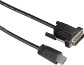 Hama HDMI-DVI/D Kabel 1.5m 1 Ster