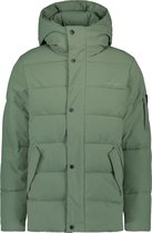 Purewhite -  Heren Regular Fit Puffer  Jas  - Groen - Maat M