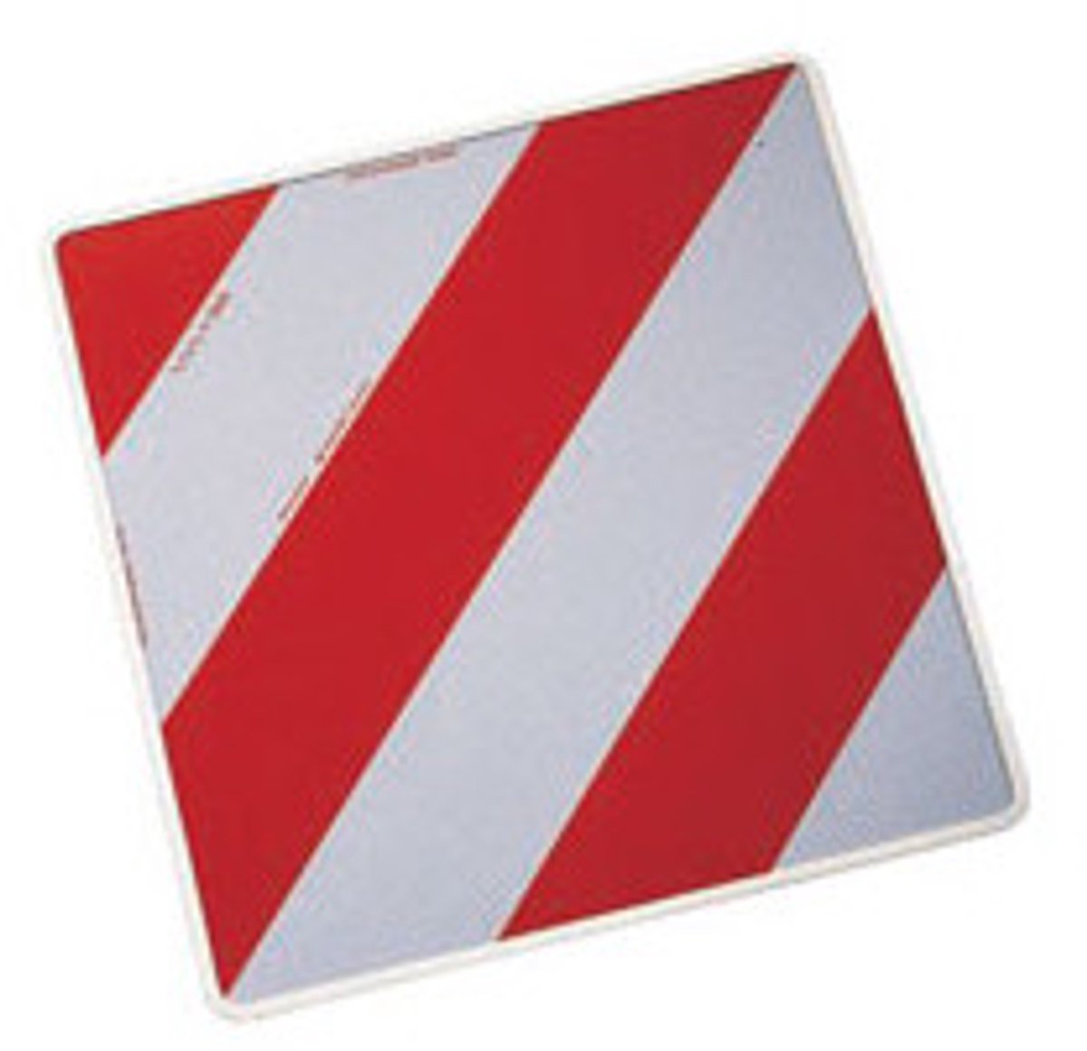 Reflecterend nachtparkeerbord - aluminium 285 x 285 mm