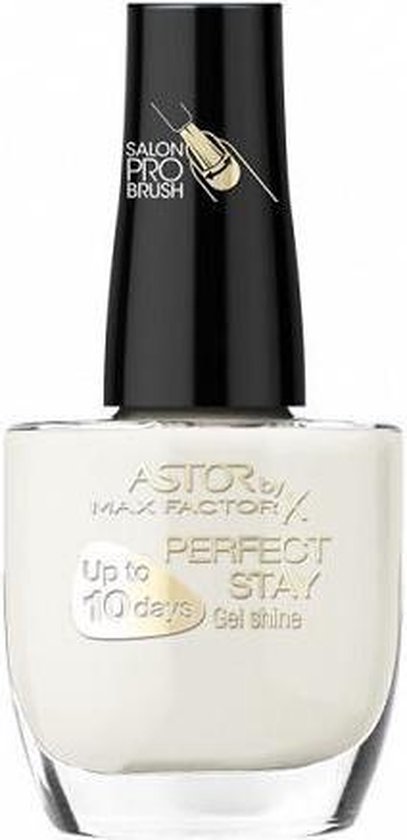 Foto: Max factor perfect stay gel shine nagellak 001 white snow manicure