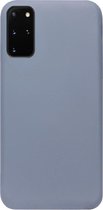 - ADEL Premium Siliconen Back Cover Softcase Hoesje Geschikt voor Samsung Galaxy S20 FE - Lavendel