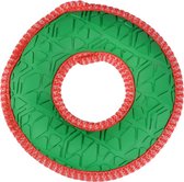 Duvo+ Xmas oxford frisbee ring Meerkleurig 16,5x16,5x3cm
