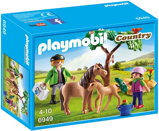 PLAYMOBIL Dierenarts met pony's
