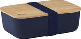 Retulp Ecobox - Lunchbox - Bamboe - Donkerblauw
