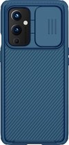 OnePlus 9 Back Cover - CamShield Pro Armor Case - Blauw