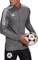 adidas - Tiro 21 Track Jacket - Trainingsjack - L - Grijs