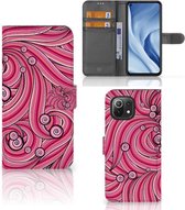 Hoesje ontwerpen Xiaomi Mi 11 Lite | Xiaomi 11 Lite NE GSM Hoesje Swirl Pink