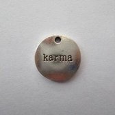 Bedel rond karma. Zilverkleur, 5 stuks