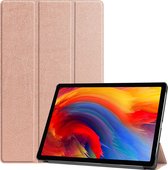 Tablet hoes geschikt voor Lenovo Tab P11 Plus (11 inch) - Tri-Fold Book Case - RosÃ©-Goud