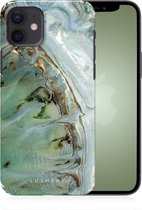 Lushery Hoesje - geschikt voor iPhone 12 Mini - Fashion Back Case Hoesje - Crystal Lake