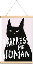 JUNIQE - Posterhanger Impress Me -20x30 /Ivoor & Wit