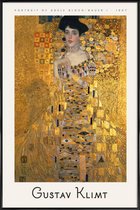 JUNIQE - Poster in kunststof lijst Klimt - Portrait of Adele