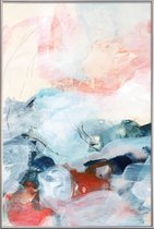JUNIQE - Poster met kunststof lijst Abstract Painting III -40x60