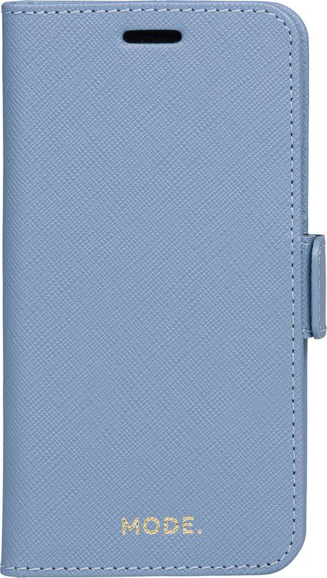 iPhone 11 Pro/Xs/X Bookcase hoesje - dbramante1928 - Effen Blauw - Leer